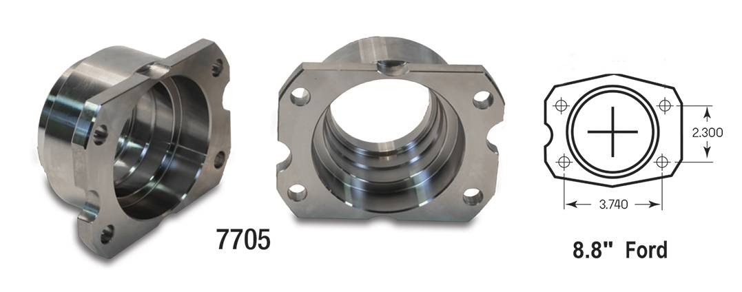 Moser 2005-2014 Mustang Housing Ends (NON-C-CLIP)