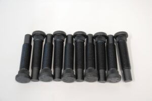 Part # 8081 - 5/8" - 11 x 2 1/2" (Quick Start end) .685" knurl (Set of 10 Studs)