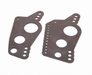 7266K - 3/4" Hole Mild Steel 4-Link Bracket Kit (3" OD Tubes)
