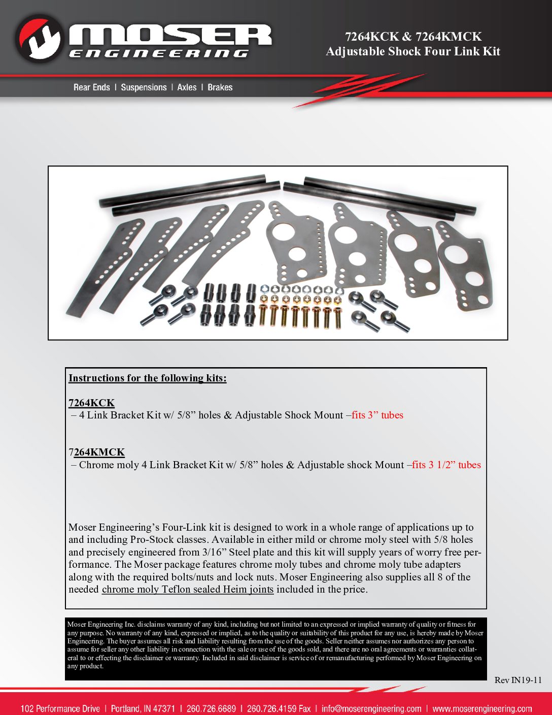 Order Forms & Instructions Moser Engineering