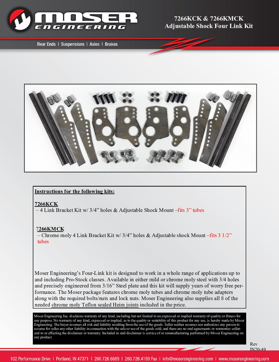 Order Forms & Instructions Moser Engineering