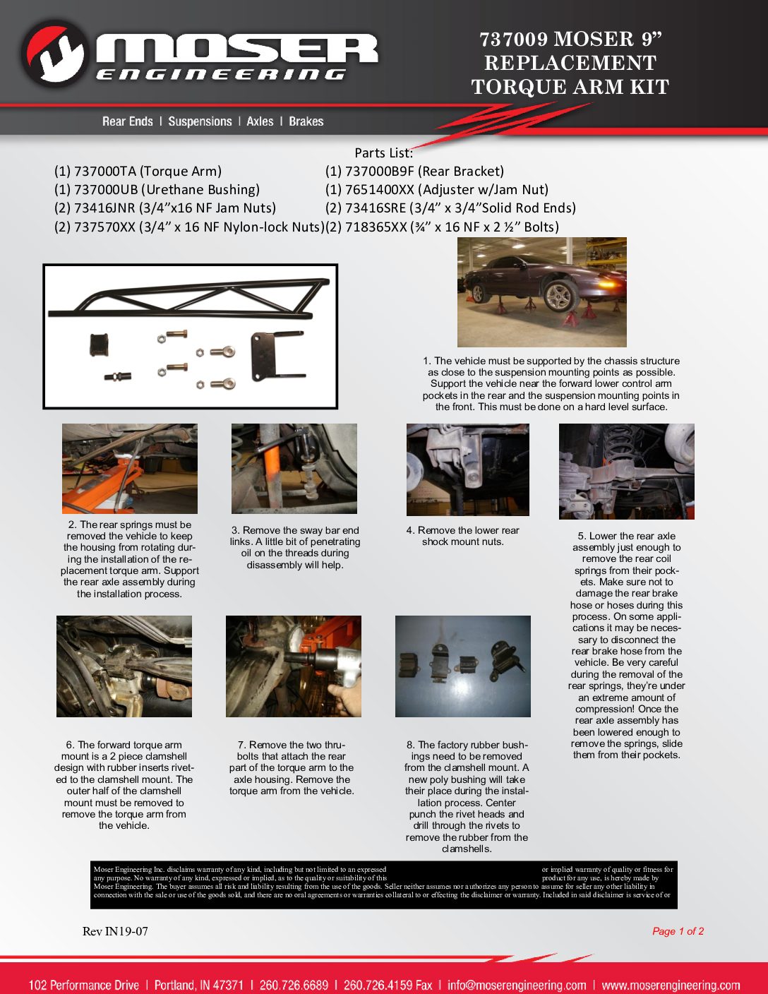 Order Forms & Instructions Moser Engineering