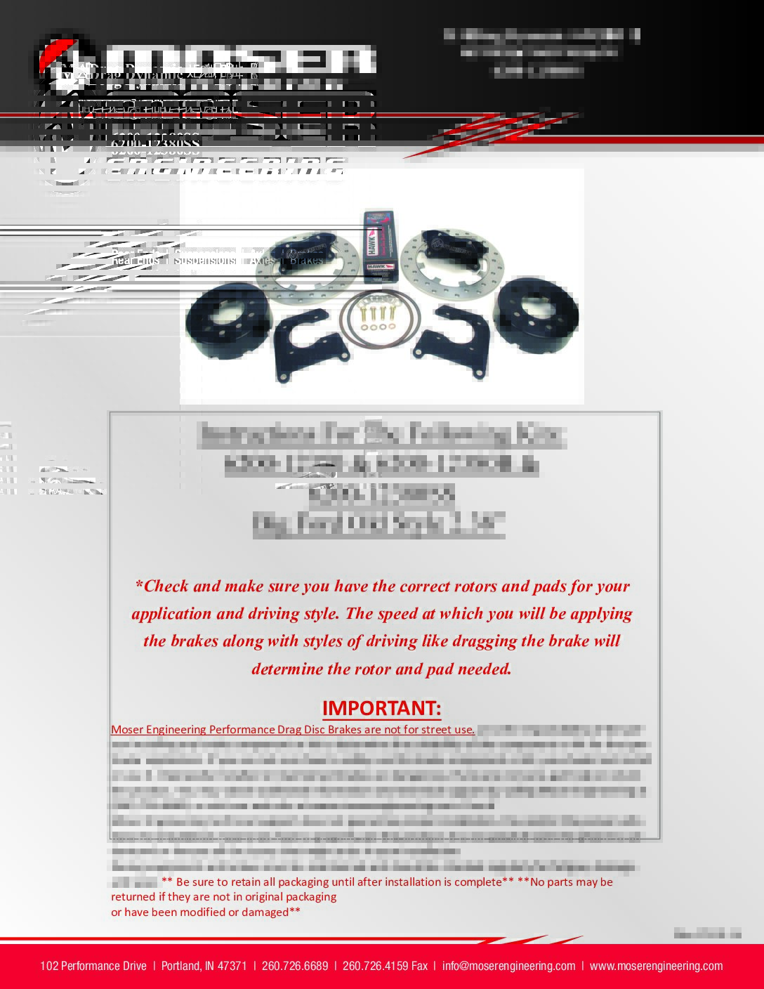 Moser Dynamic Drag Kit BRP 6200 12380 IN19-14